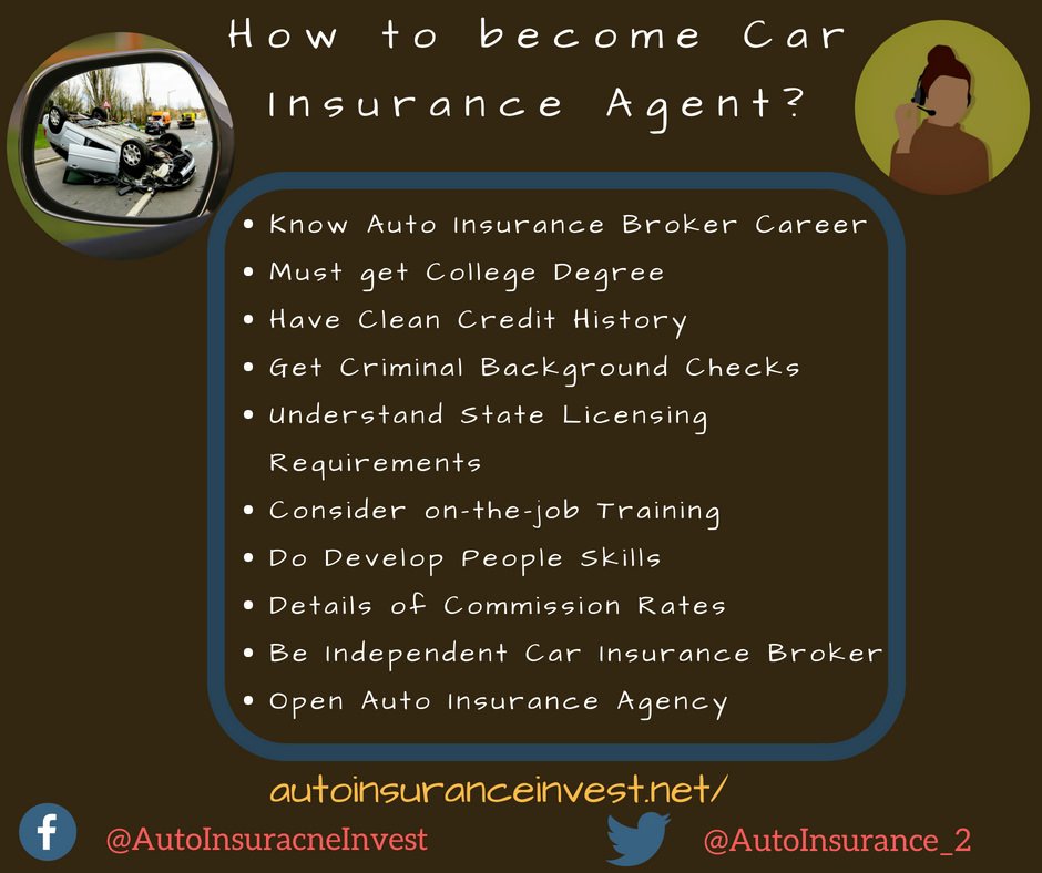 How To Become An Auto Insurance Agent (With Pictures) - Wikihow