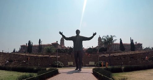 #Mandela's Tshwane: 
Old synagogue where Rivonia Trial took place
Palace of Justice where Rivonia Trial concluded
Union Building where Madiba took his oath of office as first democratically elected president of SA
#Mandela100
