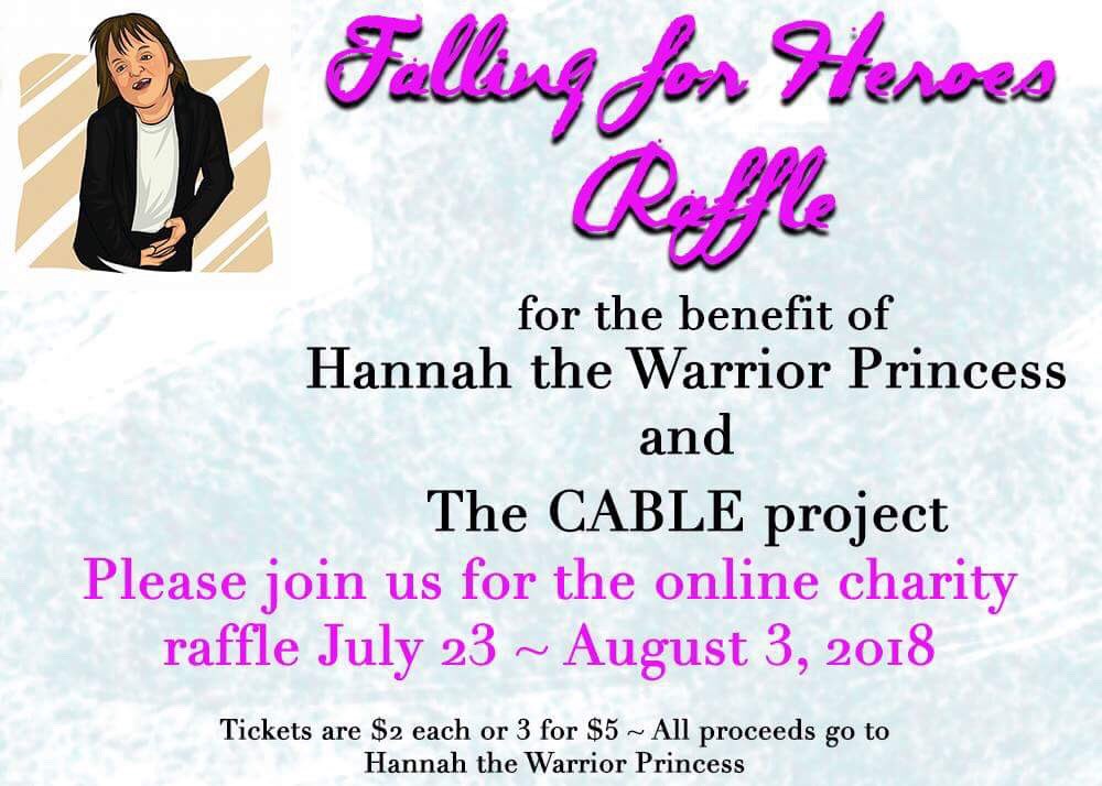 erynalicia's tweet photo. The Falling for Heroes Raffle in benefit of Hannah the Warrior Princess and through the Cable Project starts now! https://t.co/dntZrQEIxS #raffle #drawing #prizes #charity #hannahthewarriorprincess #drogheda ENTER TODAY! https://t.co/CLmEKG0bdC