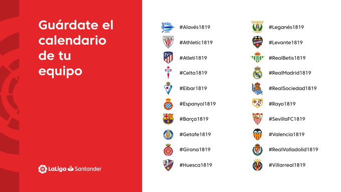 residuo Emoción Tareas del hogar Sorteo del calendario de la Liga Santander 2018-2019 | Deportes | EL PAÍS