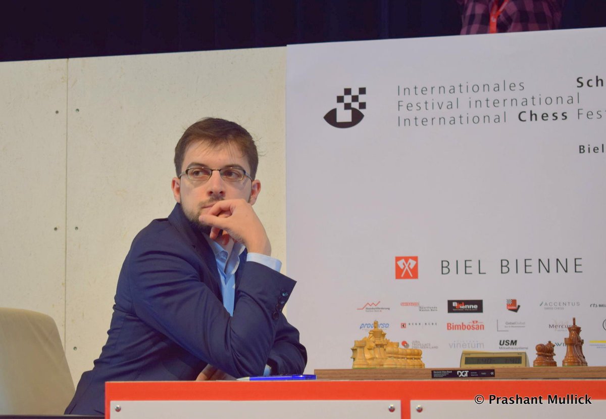 chessdadin's tweet photo. An electric Day 2 of #BielChess2018 starts with the World Champion @MagnusCarlsen playing GM MVL. 

@ChessbaseIndia https://t.co/EWnKApV8h4