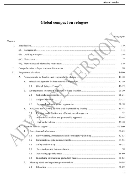 ICVA_Displaced's tweet image. Check the 'Advance version' of the Proposed #RefugeeCompact posted by @Refugees (20 July 2018): bit.ly/2ObPzrl #NYDeclaration #GCR #CRRF
