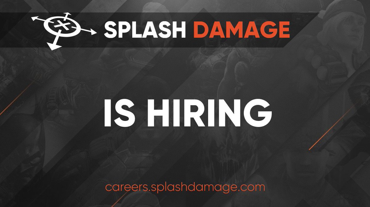 splashdamage's tweet photo. We're saddened by the news of layoffs and struggles at Evolution Studios.

If you've been affected, or know someone that has been, then Splash Damage are here to help. We are hiring: https://t.co/pXAp340DHi

#gamejobs #gamedev https://t.co/fGVR9xsGOY