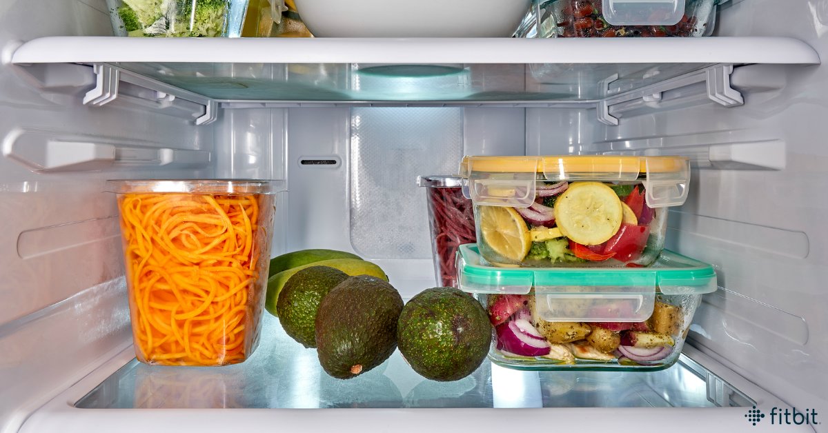 Stock your fridge with fresh seasonal fruits and veggies for easy access to quick, healthy snacks.
Having these on hand can help you to make better food choices. #FitbitTip