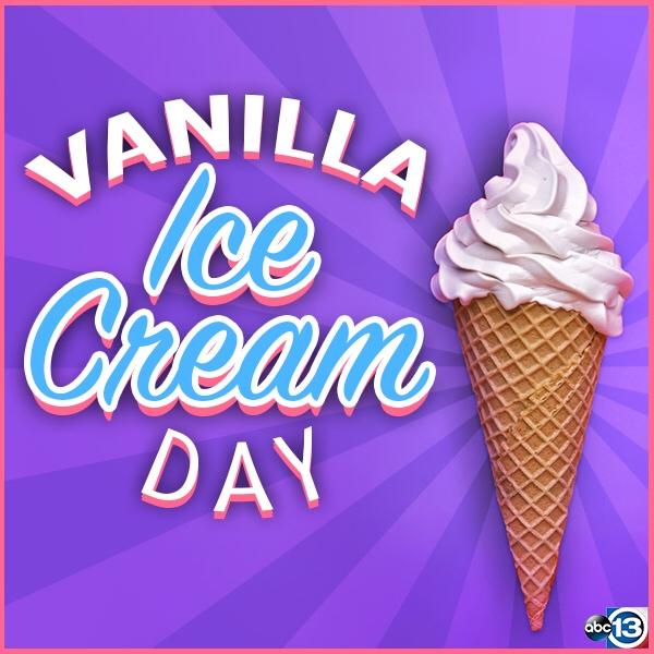 abc houston  twitter happy vanilla ice cream day httpstco