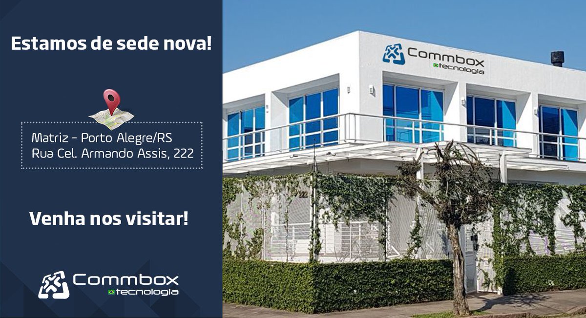CommboxLTDA's tweet image. Venha visitar nossa nova sede!
