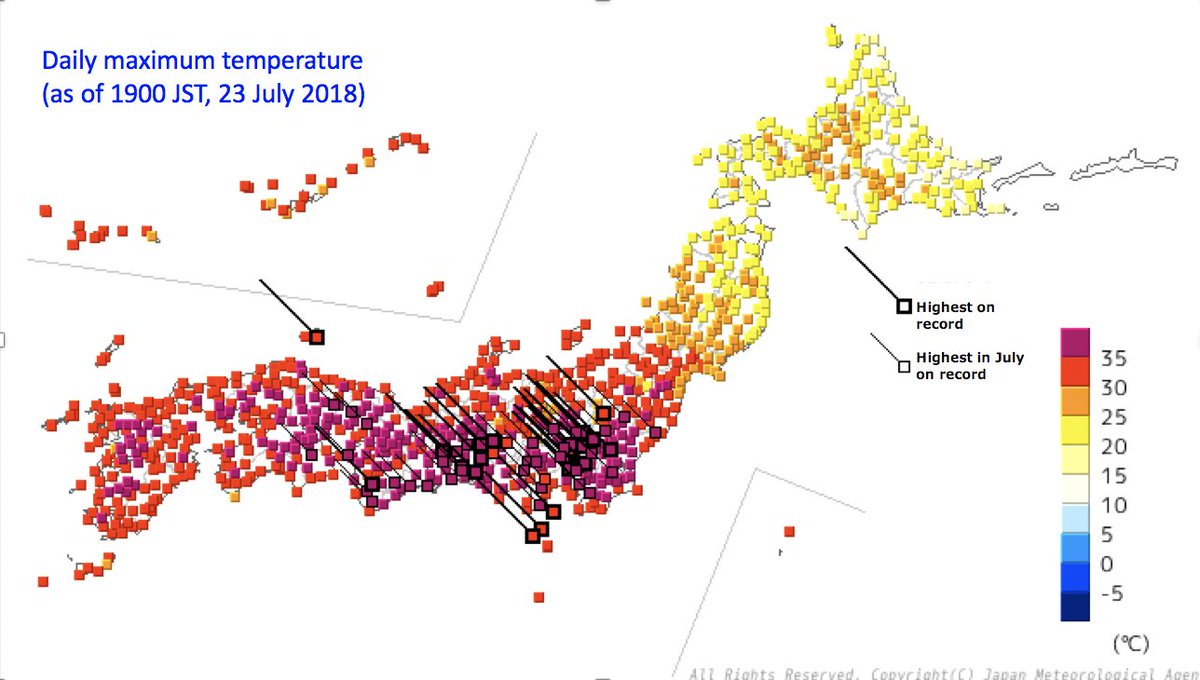 World Meteorological Organization Japan Heatwave Sees New Maximum Temperature Records Including 41 1 C In Kumagaya And 40 8 C In Oume Both Near Tokyo Says Japan Meteorological Agency T Co Uman0jqmoj World Meteorological Organization Japan Heatwave Sees New Maximum Temperature Records Including 41 1 C In Kumagaya And 40 8 C In Oume Both Near Tokyo Says Japan Meteorological Agency T Co Uman0jqmoj