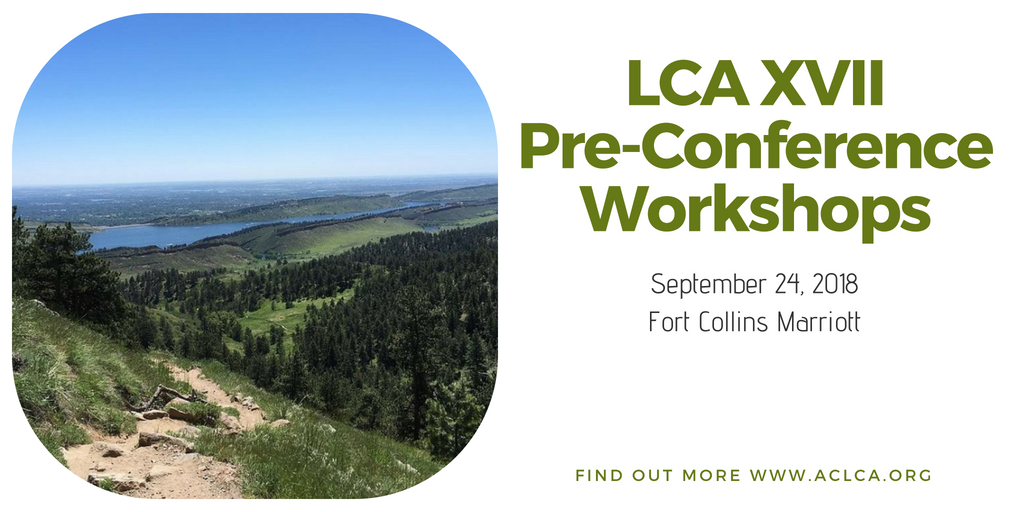 ACLCA's tweet photo. Pre-Conference Workshop  #LCAXVIII  Assessment of Impact Investments 
In this workshop, participants will explore how LCA can be applied in ways that support economic investments and integrate seamlessly into a social assessment. See all worskhops https://t.co/BcSI3bqHJV https://t.co/U0sMVEBOk4