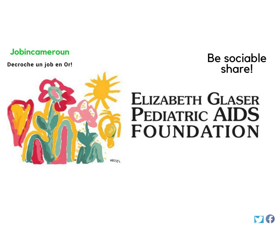 📢#JobAlert
[CONTRAT]
<a href="/EGPAF/">Elizabeth Glaser Pediatric AIDS Foundation</a> are looking PMTCT Program Officer to #Yaoundé.
 Deadline: 25/07/18
More informations 👉 bit.ly/2zYORL4