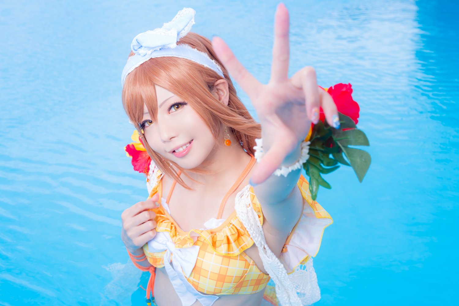 cos6793ラブライブ!サンシャイン!! アクア 国木田花丸 WATER