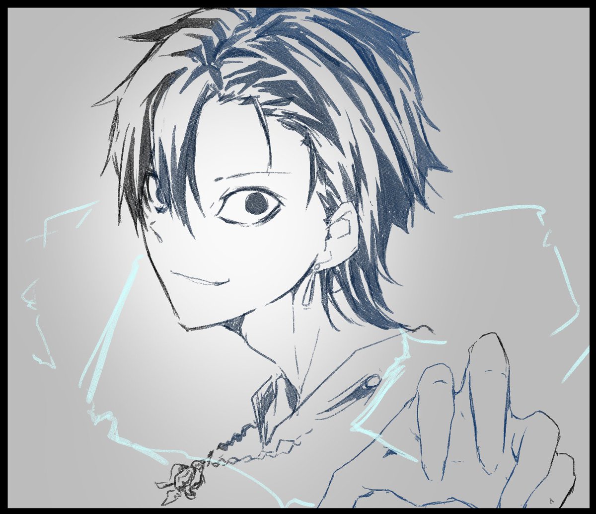 というマシュマロが飛んできたので調子に乗って嚆矢くん描きました!
落書きクオリティですけど、こう、思い出深いキャラクターでとても好きです! 
