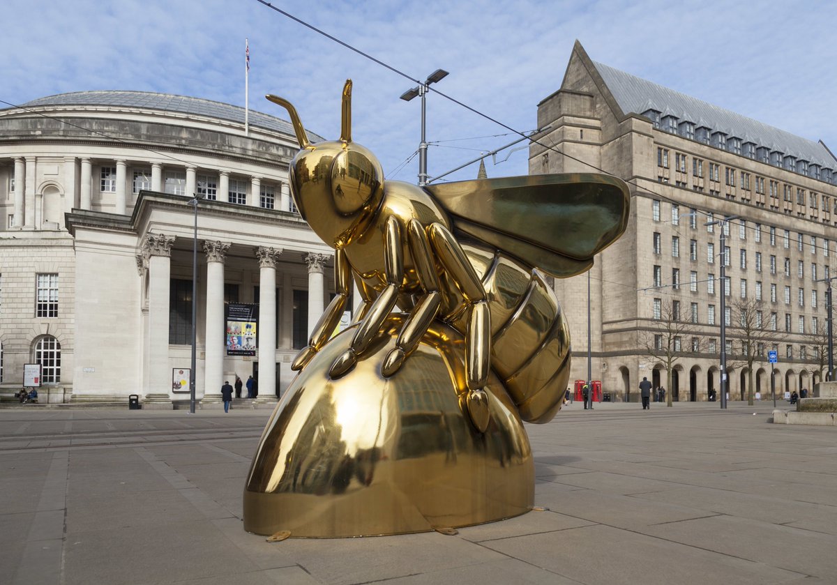 BeeNetwork's tweet photo. .@beeinthecitymcr is the perfect excuse to get the whole family together &amp; get outdoors for a good old treasure hunt. You could download the #beeinthecity app from the App Store and Google Play to unlock rewards as well! Can you catch them all? 🐝 https://t.co/EQENpG96x9 https://t.co/RA9kkP5bzN