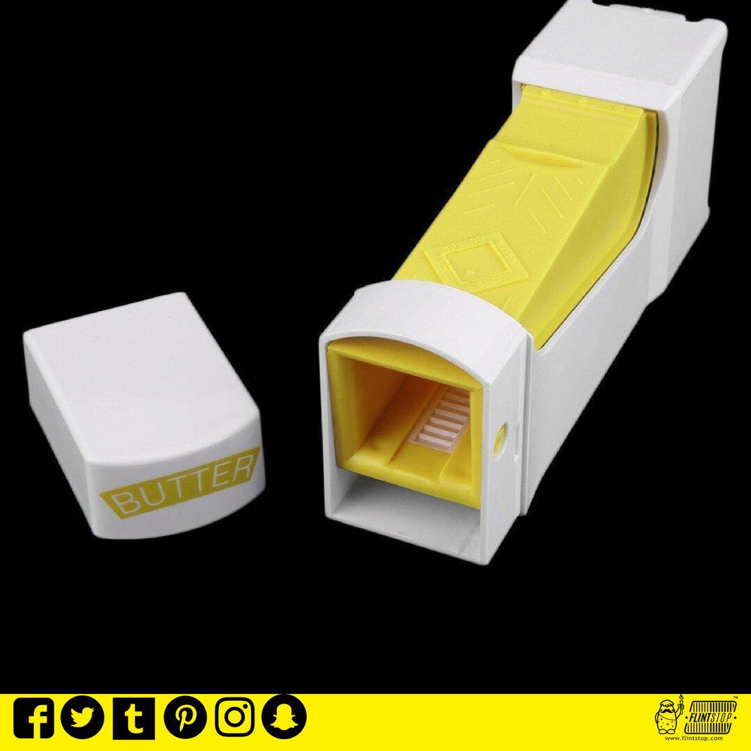 Flintstop's tweet photo. Tired of greasy fingers and knives while cutting butter? 
Worry no more, check out this amazing butter cutter. 
#WeMakeLifeEasier #Flintstop #ButterCutter  #cutter #buttercutter #likeforlikes #likeforfollow https://t.co/YlCTa5NQdD