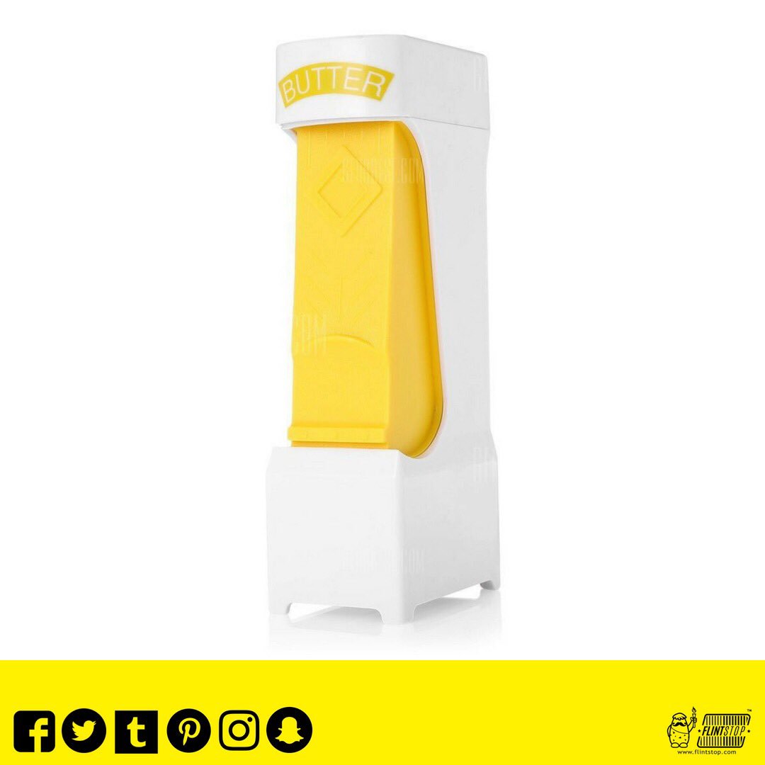 Flintstop's tweet photo. Tired of greasy fingers and knives while cutting butter? 
Worry no more, check out this amazing butter cutter. 
#WeMakeLifeEasier #Flintstop #ButterCutter  #cutter #buttercutter #likeforlikes #likeforfollow https://t.co/YlCTa5NQdD