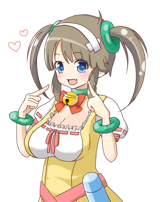 閃乱カグラの美野里ちゃん描いた 