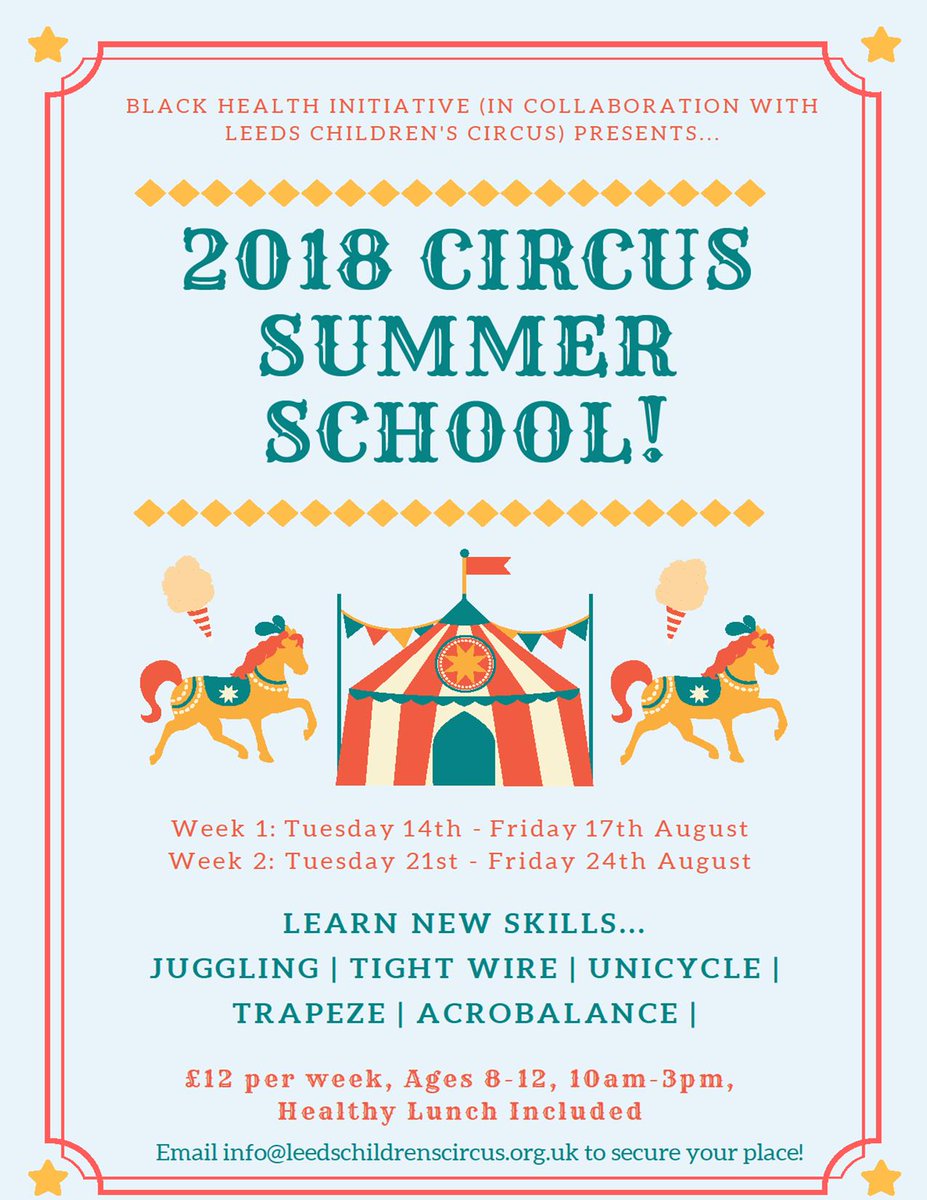 BHILeeds's tweet photo. Summer Programme with a difference.  Book early b4 places go. Supported by @LeedsCommFound #HealthyHolidays @CllrJaneDowson Pls RT https://t.co/bmlrHpwdzr