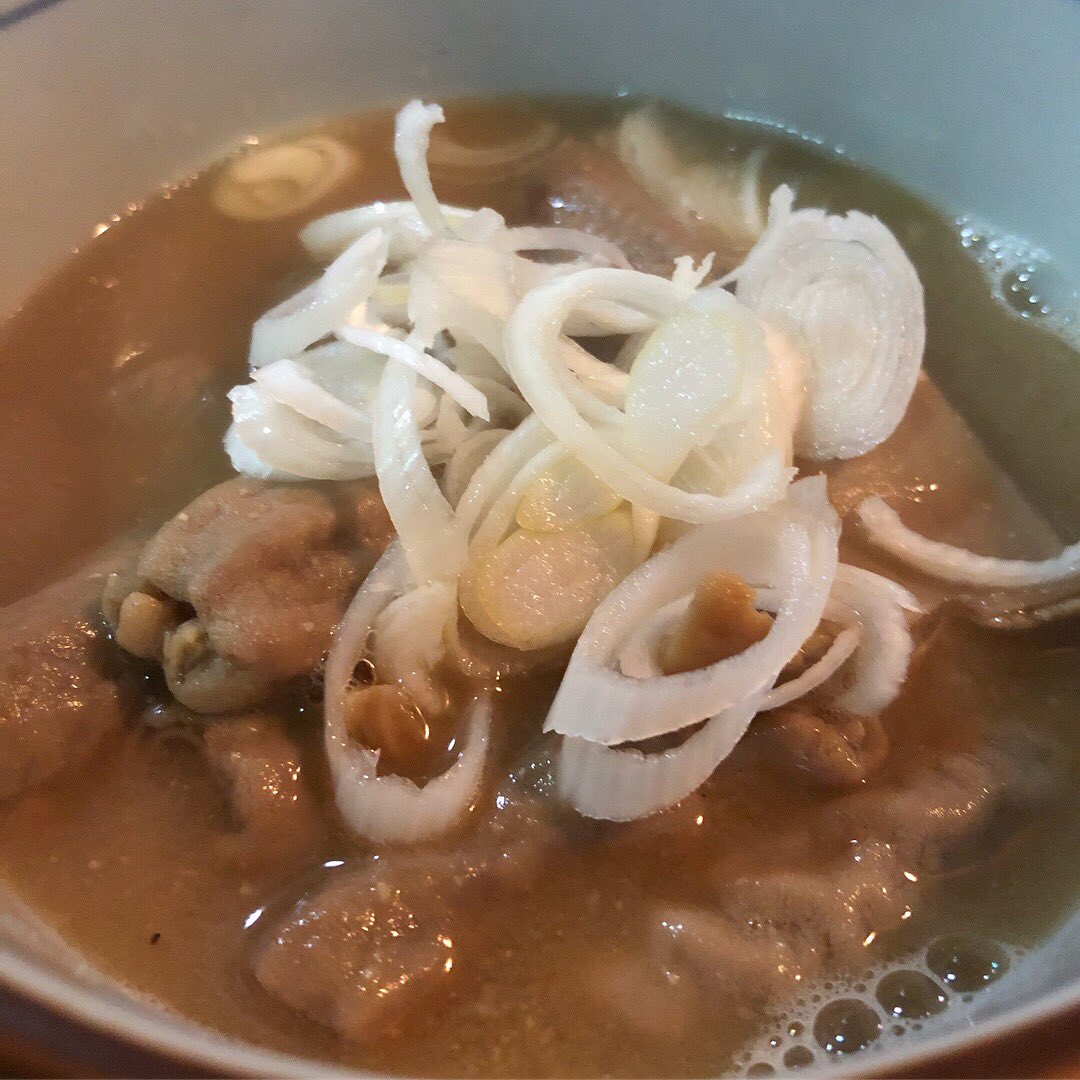 TDigested's tweet image. Pork offal—stewed with time, patience and endurance...

#porkstew #offal #chitlins 
#localspecialty #nagano #nagano  #izakaya #tapas #realjapanesefood #japanesefoodblogger #japanesedinner #theworlddigested #digestingnagano #foodblogger #foodhunter 
:
#居酒屋さかい #もつ煮 #居酒屋