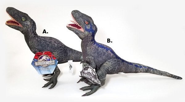 jurassic park blue plush