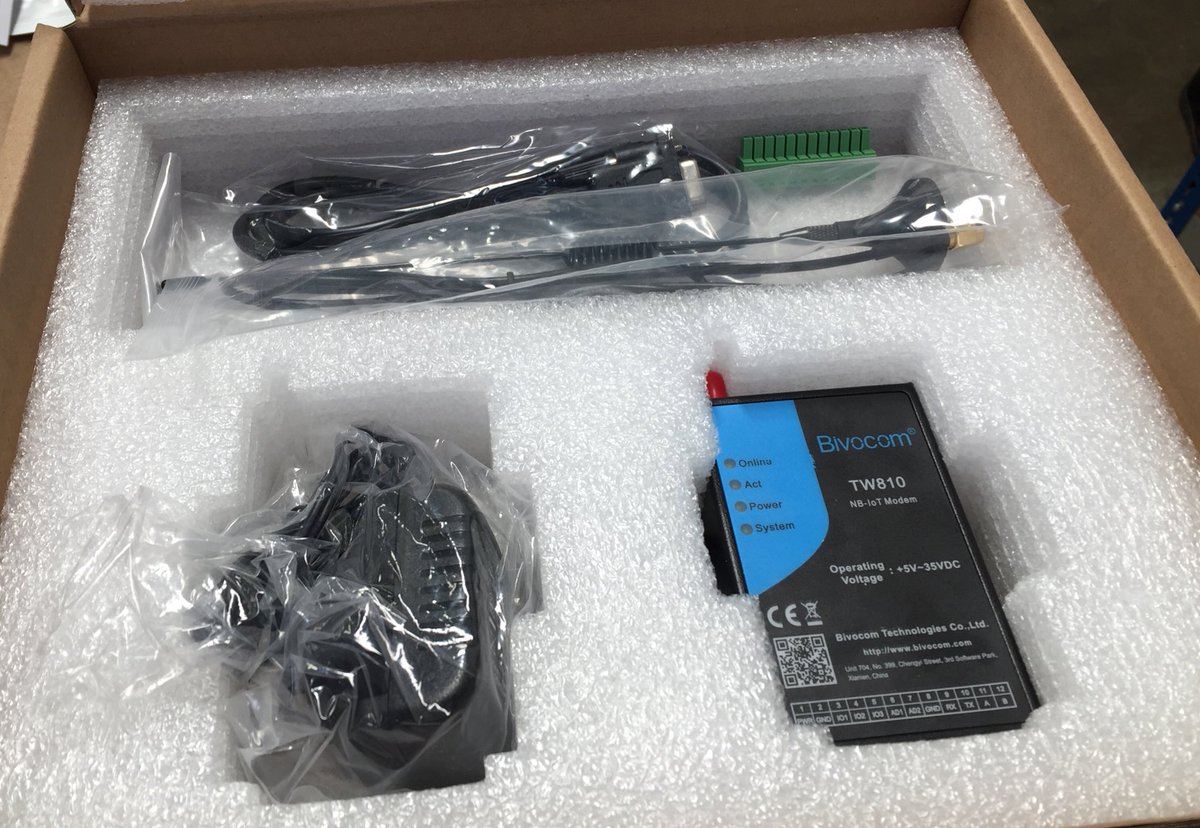 DarrenSilver5's tweet photo. Today we received our first Bivocom NB-IOT modem the TW810-GL. Lovely small package packed with awesome features. Get in touch if you would like to know more 👍 https://t.co/T0cAEBImrc