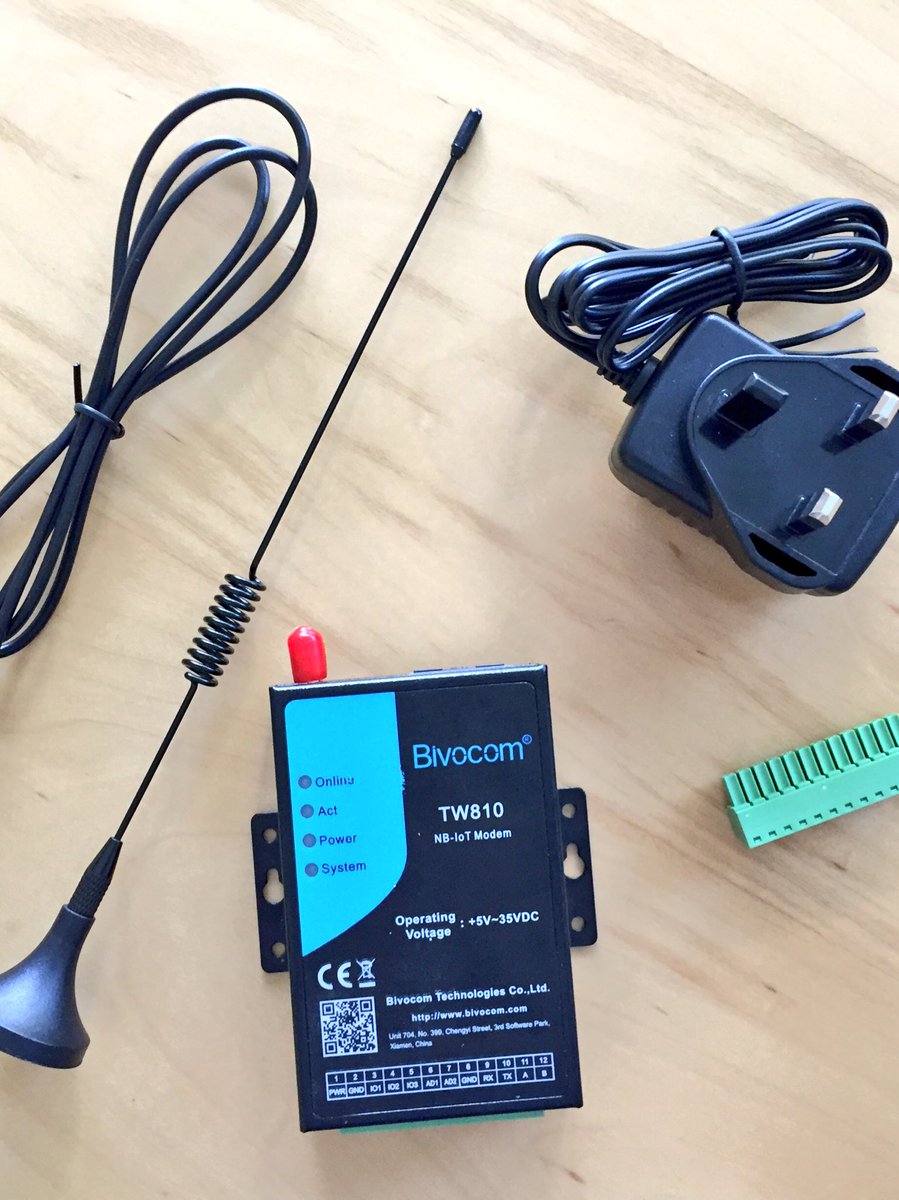 Today we received our first Bivocom NB-IOT modem the TW810-GL. Lovely small package packed with awesome features. Get in touch if you would like to know more 👍