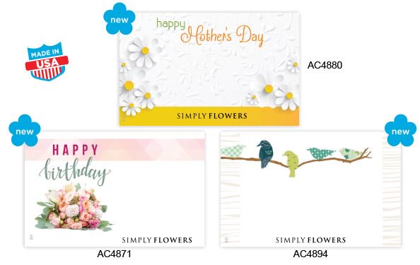 If you could only pick one of our Capri Cards, which one would it be? ow.ly/SQXE30jTr2C #cards #paperproducts #floralsupplies