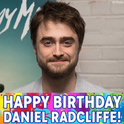 Happy Birthday to Mr. Harry Potter, Daniel Radcliffe!  