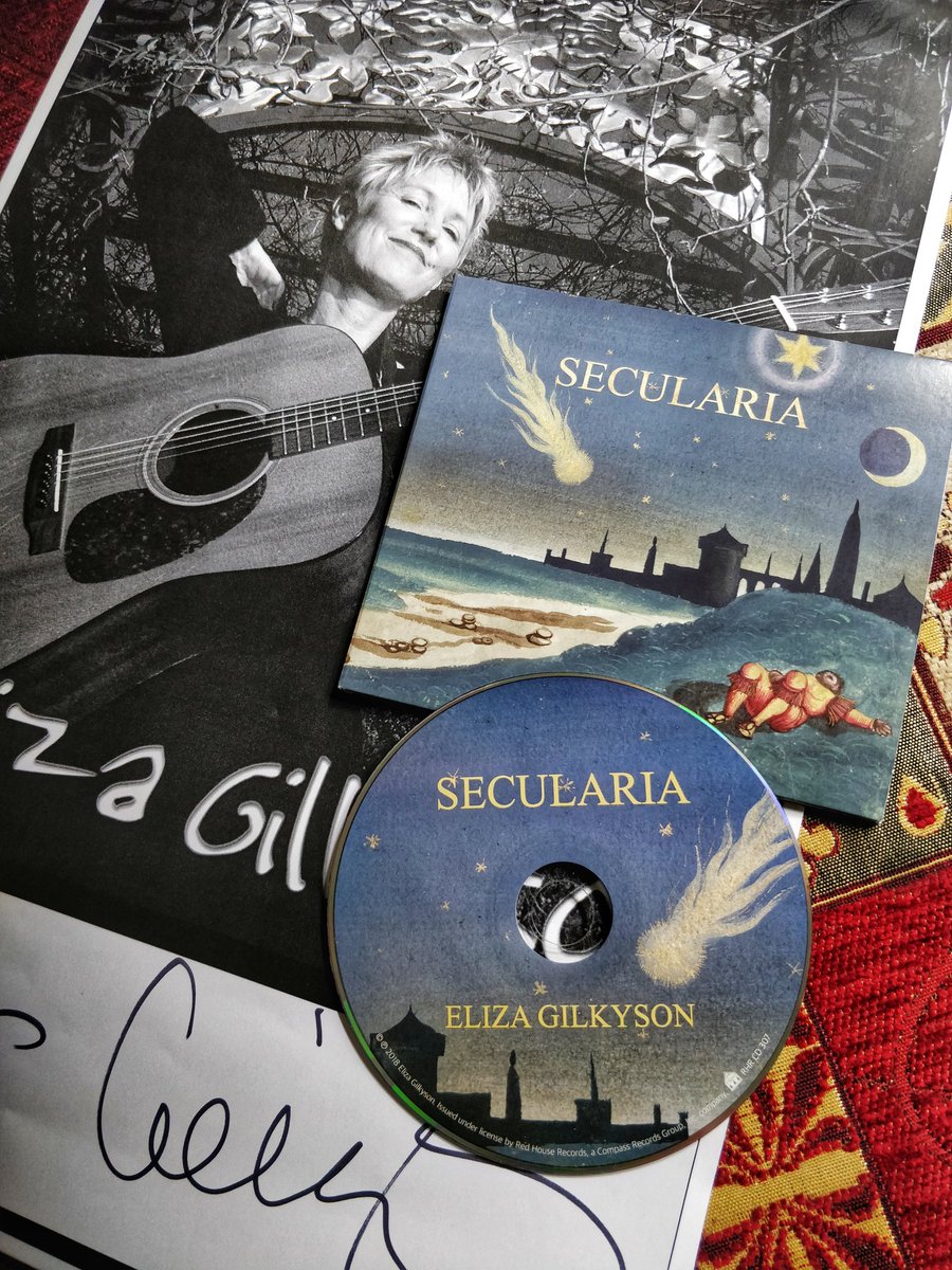 anewiss's tweet photo. @elizagilkyson Just home from a weekend of music at @Sage_Gateshead thinking that I'll be on a downer for a few days, but no! Look what arrived safe and sound 😊 Can't wait to hear it 💿🎶🎧♥️ #secularia https://t.co/vD7JFz0aQh