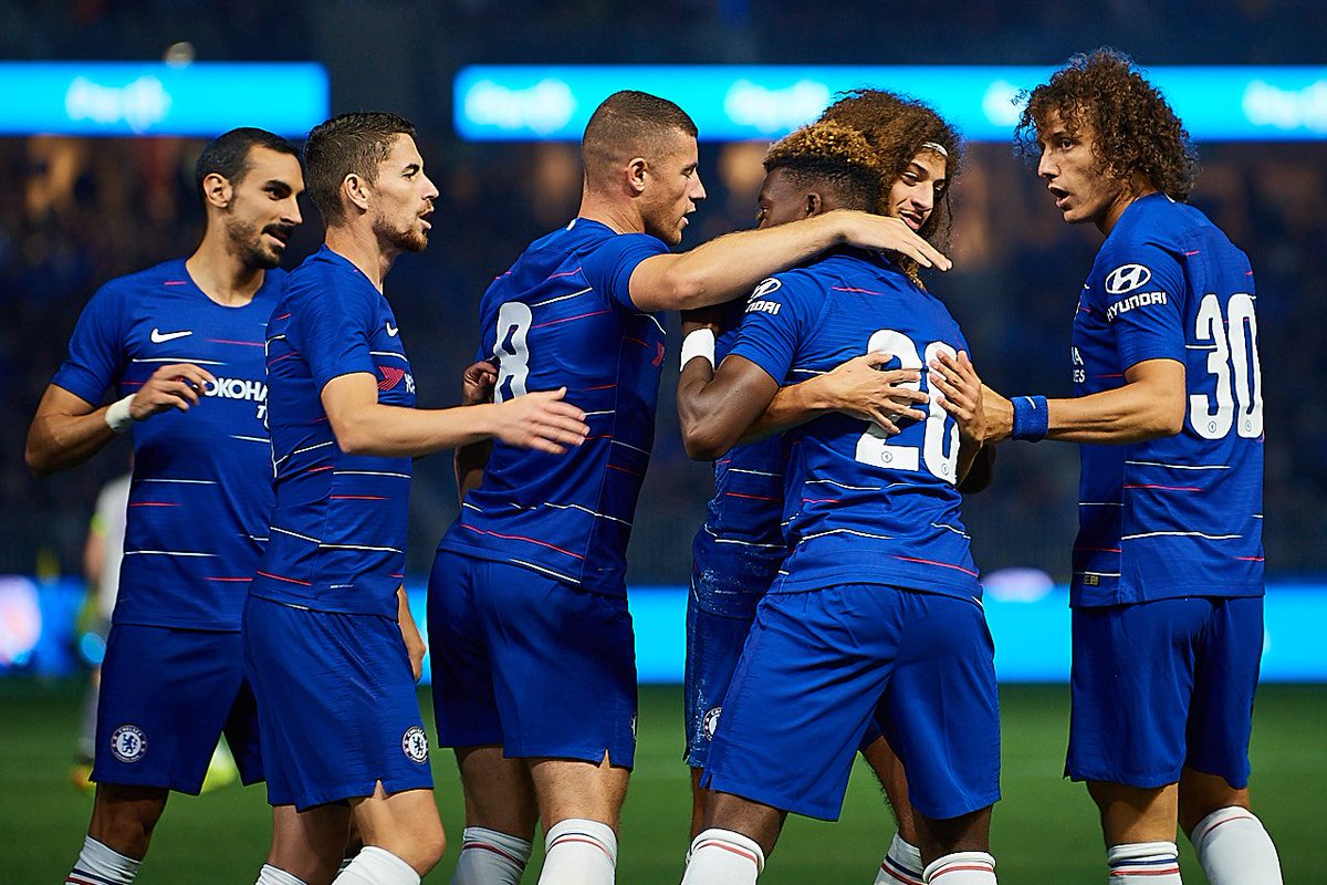 OptusStadium's tweet photo. A record WA football match attendance tonight at @OptusStadium with 55,522 fans attending @ChelseaFC in Perth.
Tonight's match was the third highest sporting event attendance since the Stadium opened earlier this year.
#CFCinPerth #OptusStadium https://t.co/jazrHFoIGo