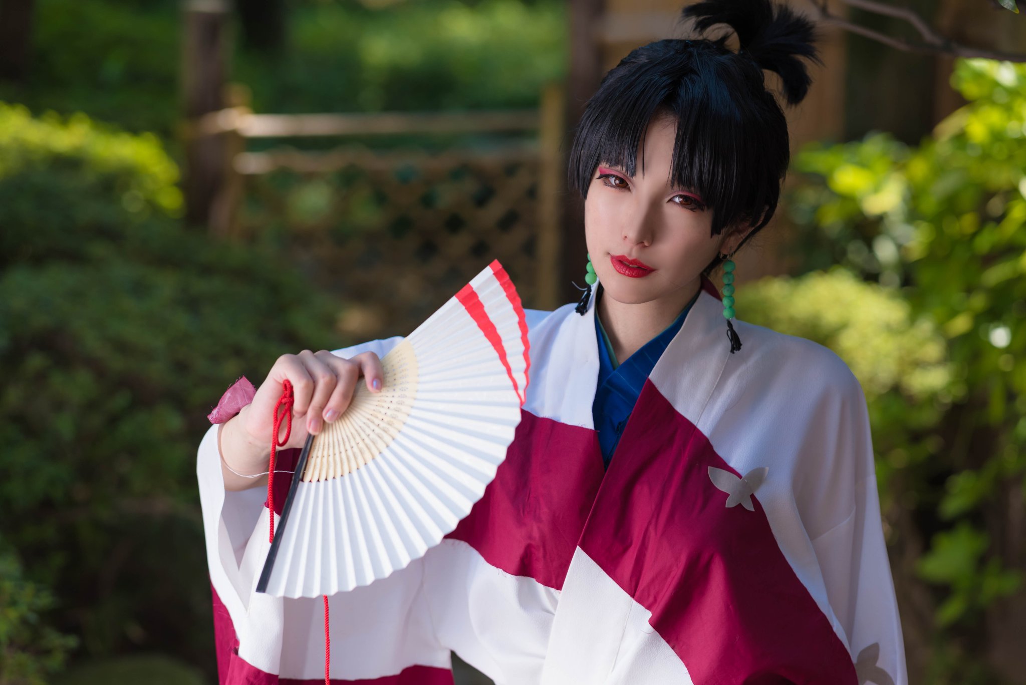 犬夜叉　神楽　コスプレ 犬夜叉（いぬやしゃ） 神楽（かぐら） 和服 着物 コスプレ衣装
