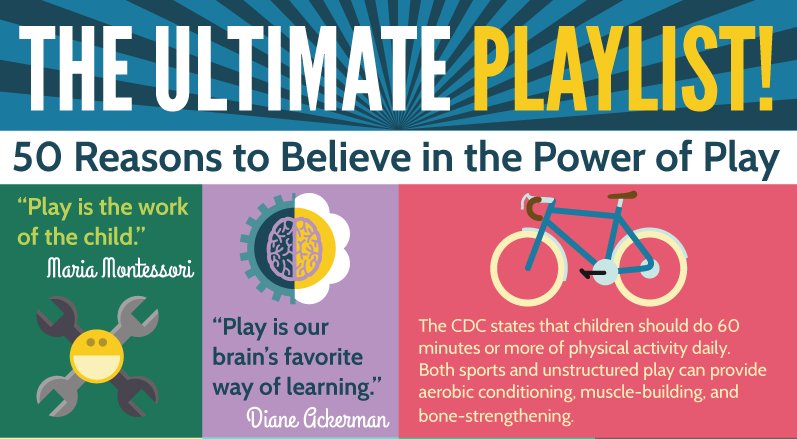 50 reasons to believe in the power of play for every aspect of child development: bit.ly/1NPmk9v #Playmatters #Education