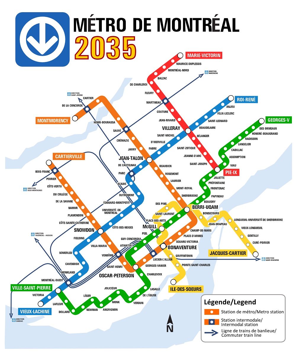 MONTREAL METRO Map Cross-stitch Pattern Instant PDF Download | ipcenter ...