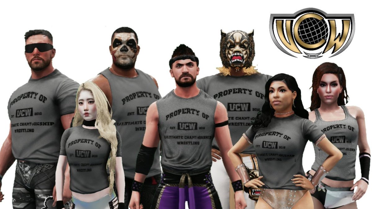 _ucwrestling_'s tweet photo. The newest members to the UCW Roster! Please welcome to UCW:
• James Frost (@frosty052)
• Beauchamp
• Velvet Nana (@HaveMoreCake)
• Enz (@SupahKick)
• CM Puma (@cmpumacaw)
• Chandi (@itsschandi)
• Nicole Hail (@RealHailStorm)
#UCW #WWE2K18 https://t.co/E7b49pNdKL