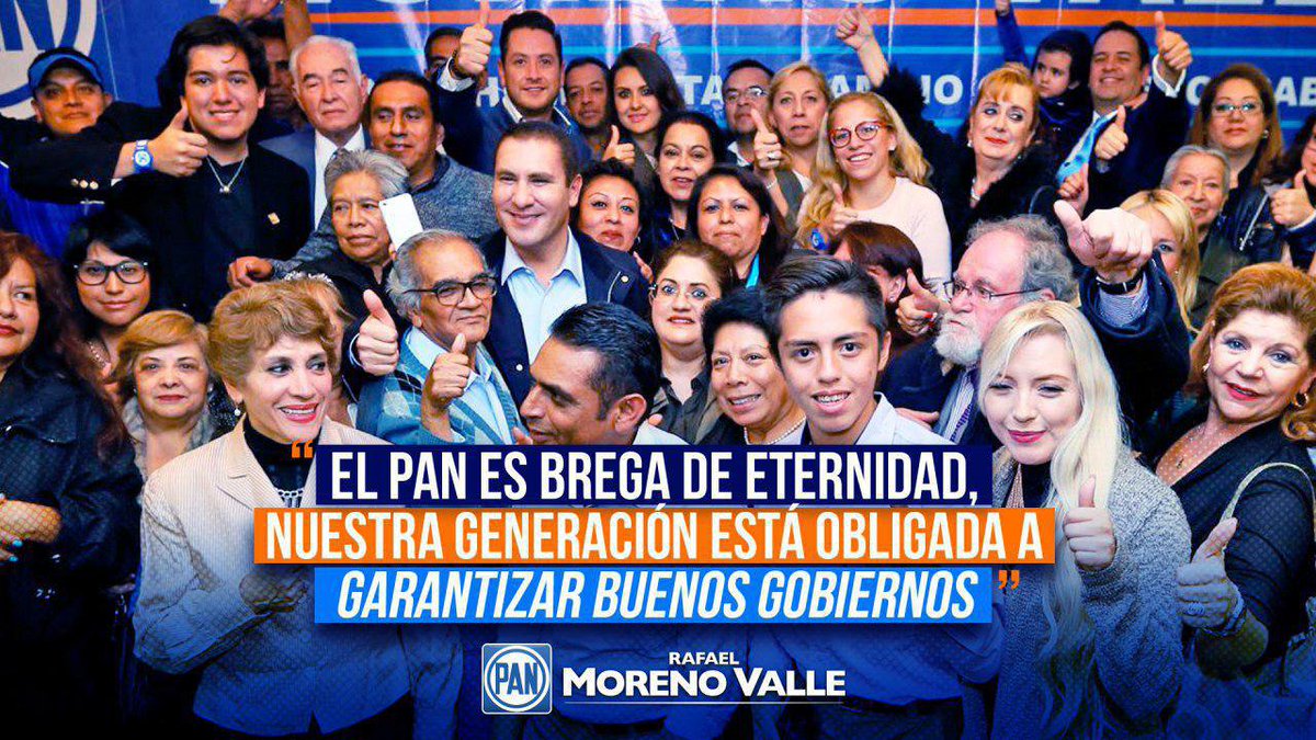 Mora_ULIses1's tweet photo. #MexiquensesConRafa 
En Acción Nacional tenemos a mujeres y hombres que representan lo mejor del país, nuestro partido debe mantenerse unido. @RafaMorenoValle https://t.co/v87Pthy9oo