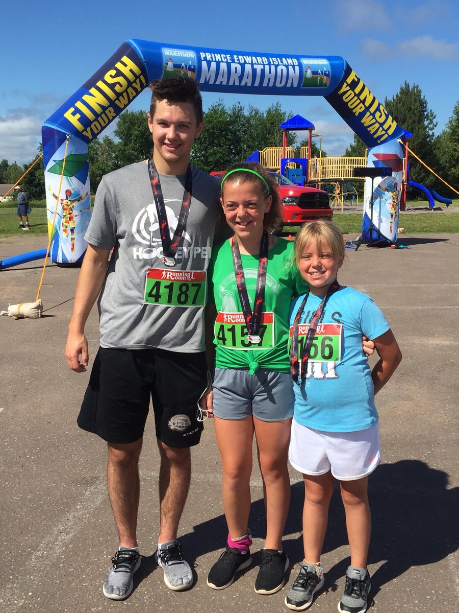 ArsenaultZac's tweet photo. Had a great day at the Georgetown Fun Run yesterday! #gettingcampready #conditioning @IslandersHKY https://t.co/V5UnvxdiMU