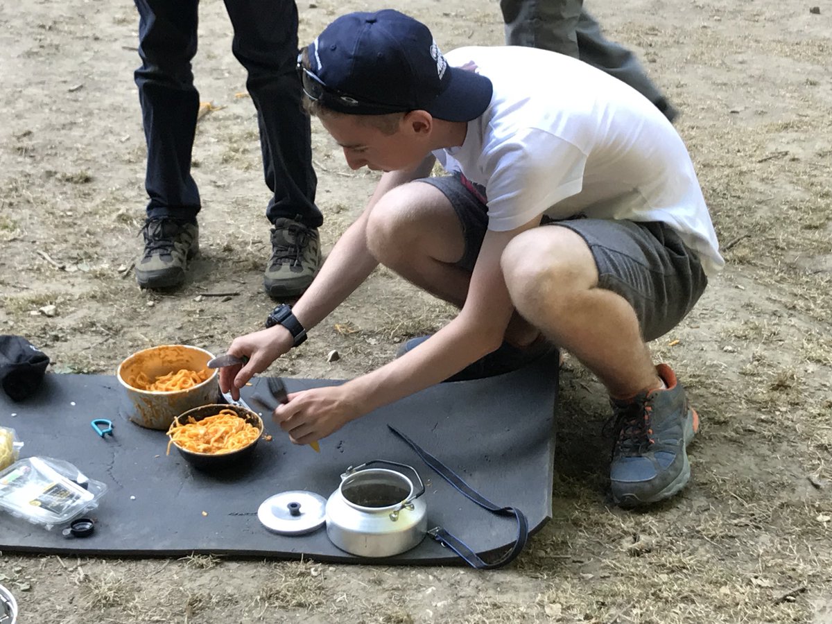 An eventful day so far. Campcraft, archery and navigation. Sports and team building to follow.