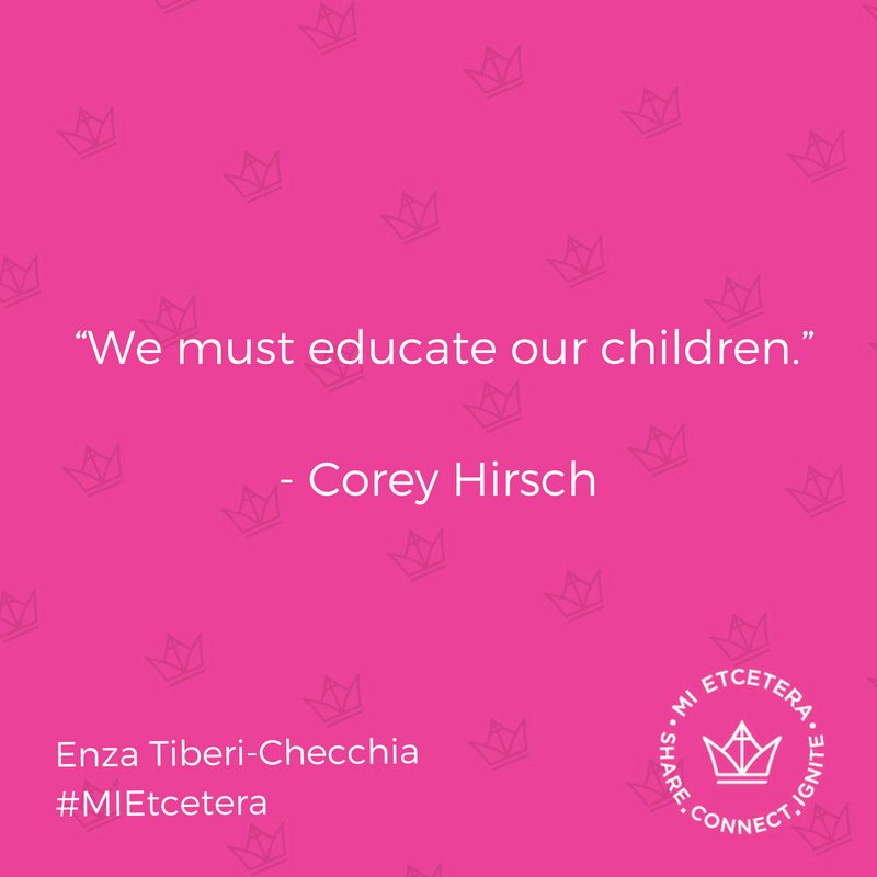 mietcetera's tweet photo. Thinking back to the #CAMHDifferenceMakers symposium today... I am deeply saddened by the horror of another shooting on our beautiful city. Educated children become informed youth and adults. The time is now. #motivationmonday #KidsCantWait #TorontoStrong @coreyhirsch https://t.co/tl5J3NNBUO