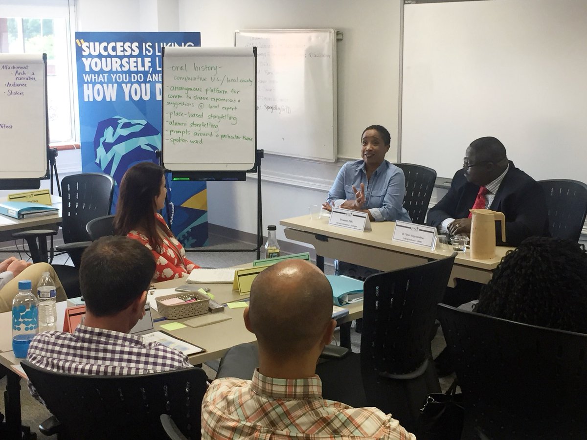 CAOTradecraft's tweet photo. A privilege to welcome @FulbrightPrgrm alumni Dr @LaurenDPitts462, and Dr Tyson King-Meadows of @UMBC, to share their Fulbright experiences in #Barbados 🇧🇧 and #Ghana 🇬🇭. Inspired to hear the relationships they created still continue today! #PY140 #CulturalDiplomacy https://t.co/xJuRPDdSGF