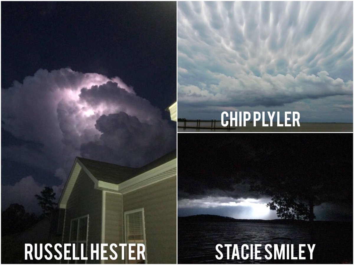 #weekendflashback Scattered storms put on quite a show this weekend!