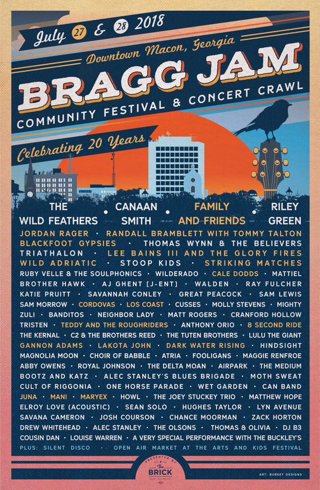 This weekend is one of our favorites of the year! Hope to see out and about downtown during <a href="/BraggJam/">Bragg Jam Festival</a> 🎸 #knightarts #DTMac #Macon braggjam.org