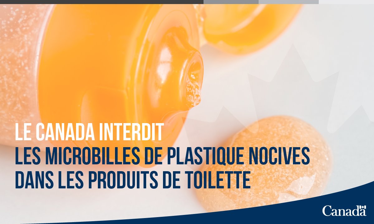 environnementca's tweet photo. Certains tubes de produit exfoliant pour le visage peuvent contenir des milliers de #microbilles de plastique. Donc, l’interdiction de la vente de certains produits de toilette contenant des microbilles de #plastique au 🇨🇦 est une bonne chose! https://t.co/lgGp1E30tw https://t.co/yBuqRnTzhF