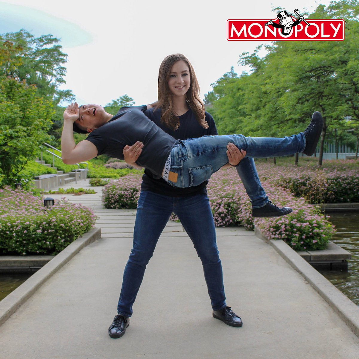 Charles: Christina has a keen interest in feet.

Christina: Charles looks tough, but can barely handle "white spice".

#photoshopped