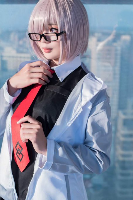 お休みなさい～せんぱい💓
#FGO #FateGO #cosplay #cos #マシュ 