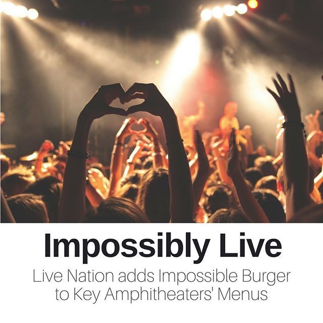 VeganBits's tweet photo. For the 2018 summer concert season, Live Nation has introduced the Impossible Burger to 37 owned and operated amphitheaters in the U.S.
.
.
.
.
.
.
.
#veganbits
#plantbased #vegansofig #veganfoodshare #whatveganseat #veganfood #govegan #crueltyfree #veg… https://t.co/Il08COzEEx https://t.co/Pg3KVQD3xH