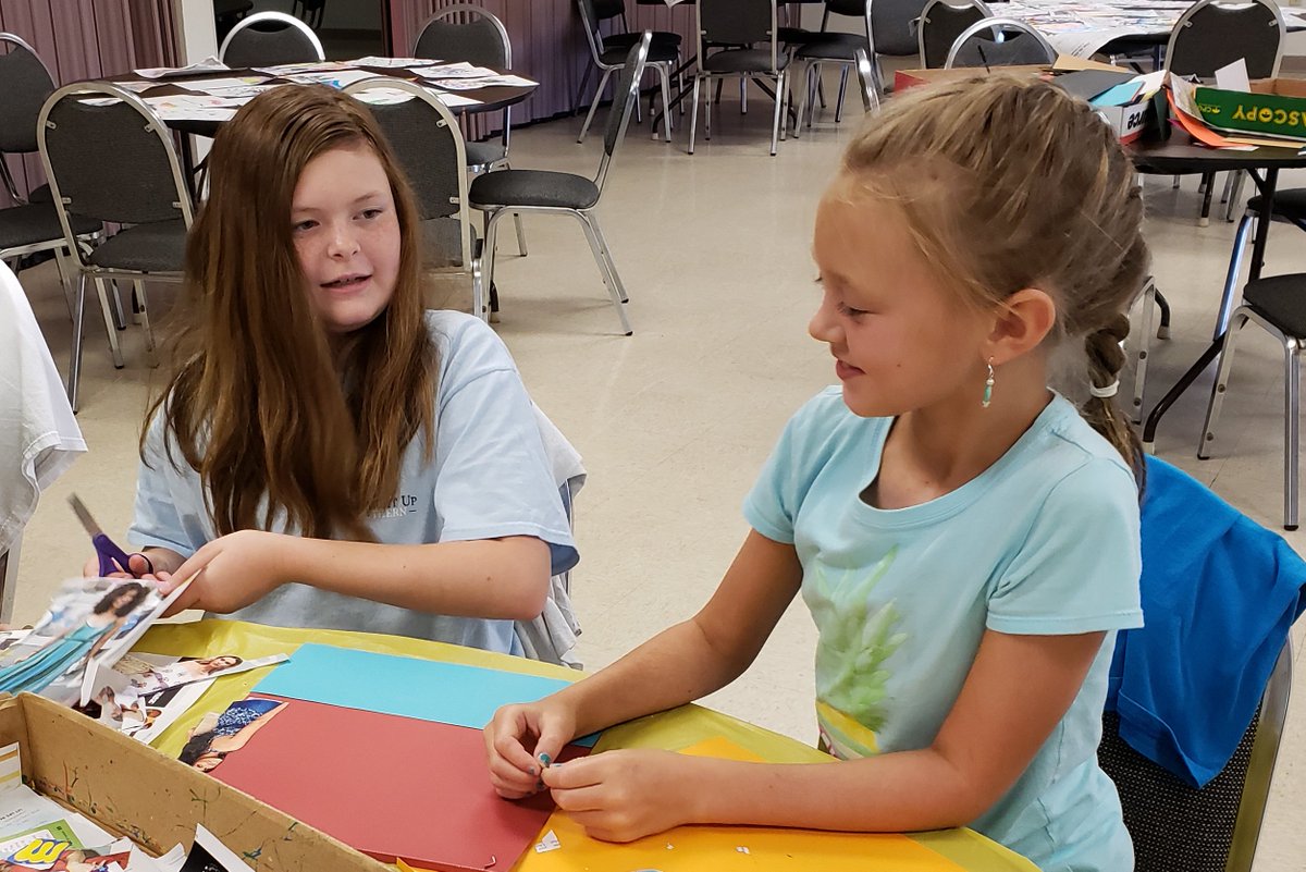 Suzi_Q_Davis's tweet photo. Tuesday's Literary Art Camp focused on Jazz and the art of Romare Bearden. We learned that Romare was deeply connected to the people, places, and music he loved. We then created mixed media collage representing our own personal connections to music. @StarCityJBE #WhateverItTakes https://t.co/TT7yRfnzIk