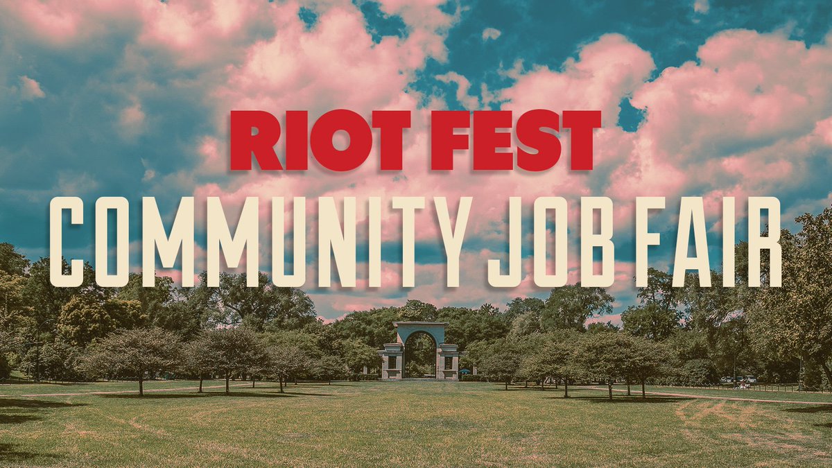 .<a href="/aldcardenas/">George Cardenas #TheAccountant</a> announces the <a href="/RiotFest/">Riot Fest</a>  community job fair. It's a great way to see the action while getting paid. Help us help your community today. riotfest.org/2018/07/its-th…