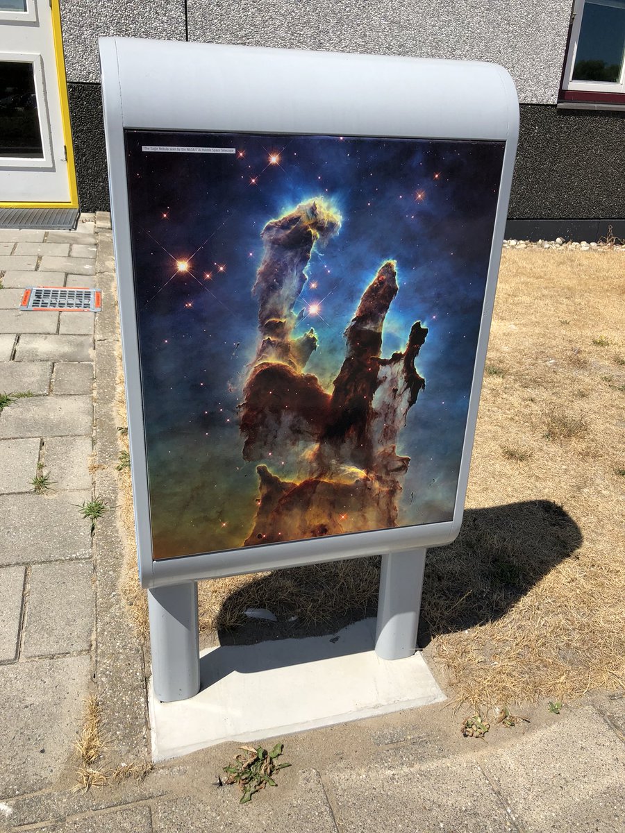 Scotontherock5's tweet photo. The famous @esa #Estec bins! Some  better ‘decorated’ than others! #pleasecleanme 😉😅 https://t.co/pes2I3bjzQ