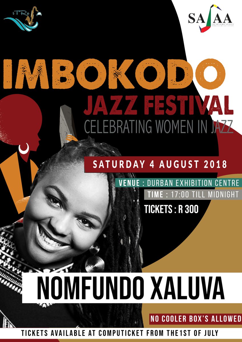 ImbokodoJazz's tweet photo. @nomfundo84 We Cannot Wait To Have You @nomfundo84!!! #ijf2018 #WomensMonth https://t.co/UjVIH53dds