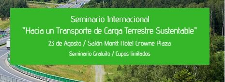 Transforma_Log's tweet photo. Recuerda este 23 de Agosto Seminario Internacional “Hacia un Transporte de Carga Terrestre Sustentable”. Inscripción gratuita en https://t.co/urILBccxt6 Cupos limitados @Transforma_CL @Corfo #CorfoEnMovimiento #SmartWay #LogisticaSustentable https://t.co/DBgbuevMIl