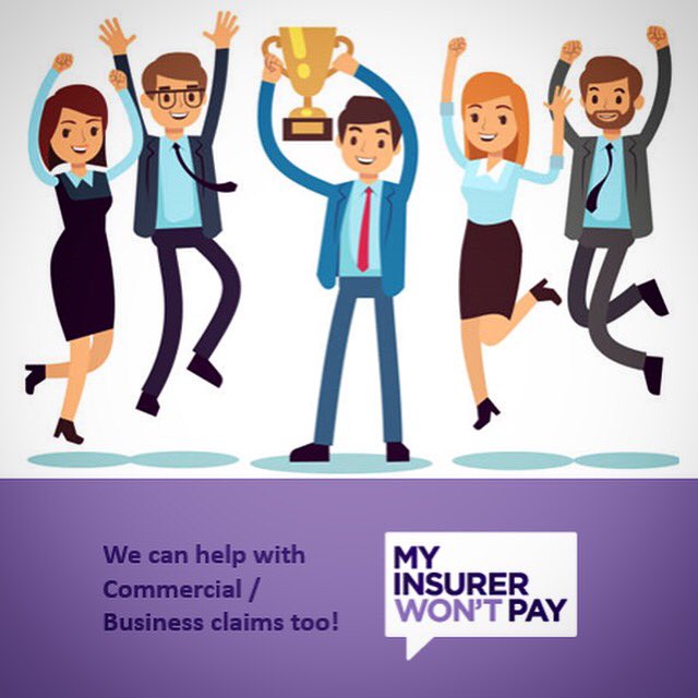 My Insurer Won't Pay can help with rejected or partly rejected commercial / business claims
#myinsurerwontpay #insurancedispute #commercial
