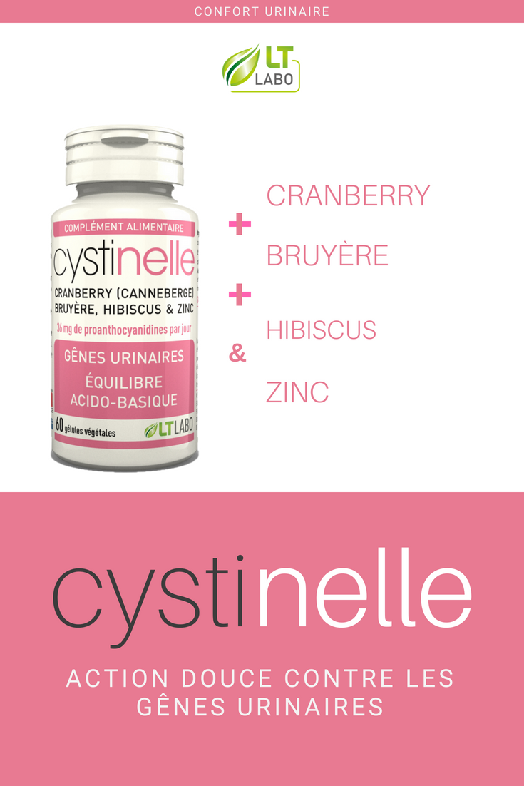 Gênes urinaires ? Formulé à base de cranberry, hibiscus, bruyère et zinc, Cystinelle est une alternative naturelle contre les gênes urinaires féminines 

➡ bit.ly/2Ngtneq